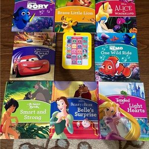 Disney Interactive Storybook Set with Colorful Characters